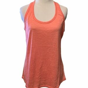 Balance Collection peach mesh back tank top, M